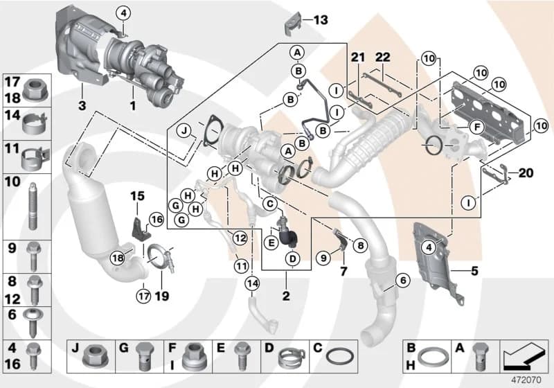 USA — 88 Inspection kits › 88_0214 Turbocharger and install. kit Value Line