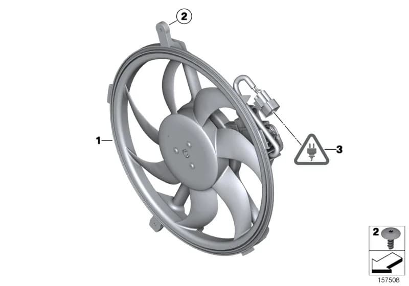 ECE — 17 Radiator › 17_0388 Fan shroud/fan