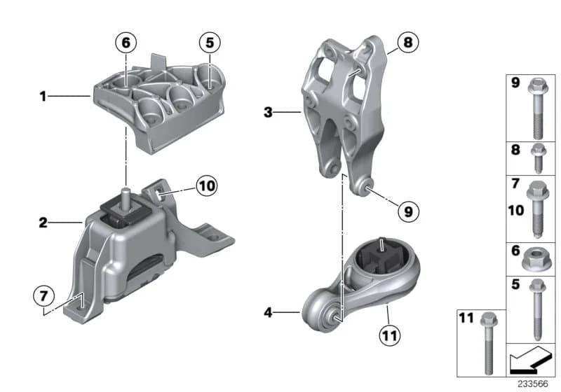 ECE — 22 Engine and gearbox suspension › 22_0177 Engine Suspension