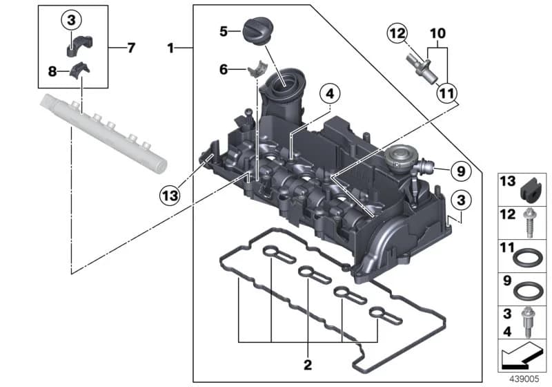 ECE — 11 Engine › 11_4723 Cylinder head cover