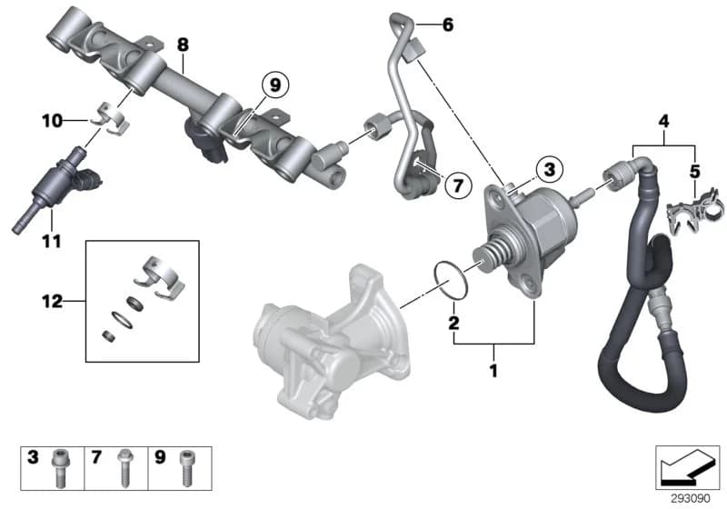 USA — 13 Fuel Preparation System › 13_1507 High-pressure pump/lines/injector