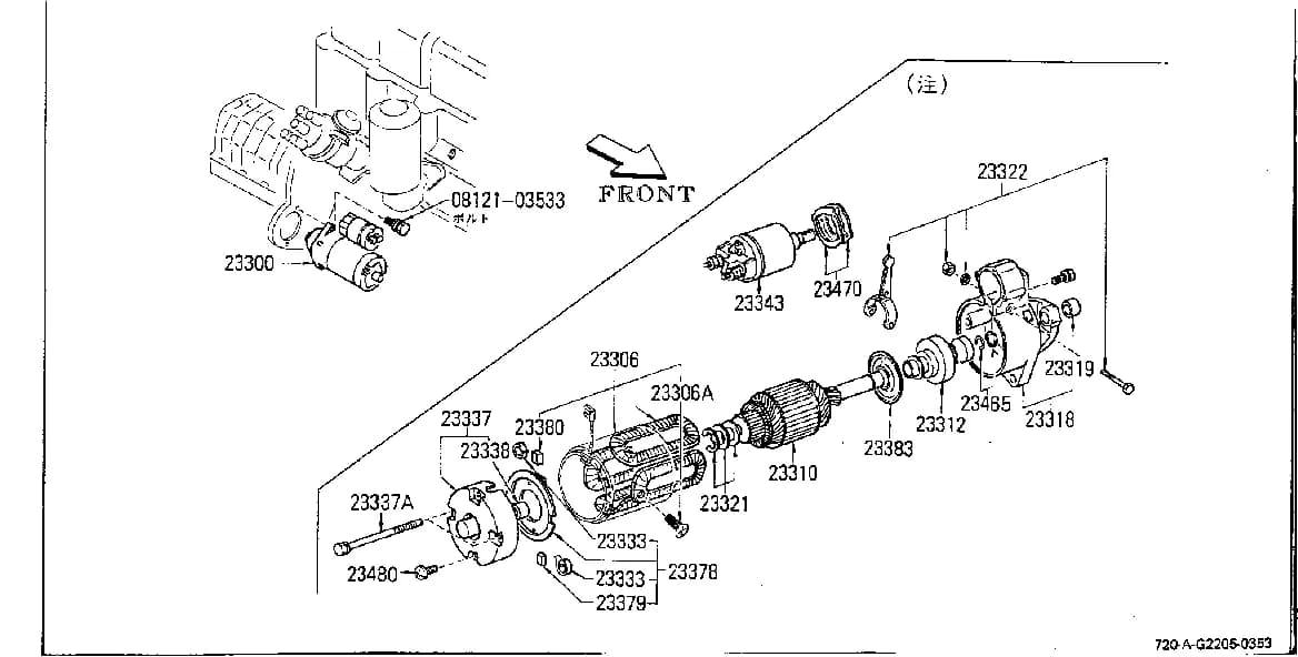 DATSUN (720) — Electrical › G2205 00A