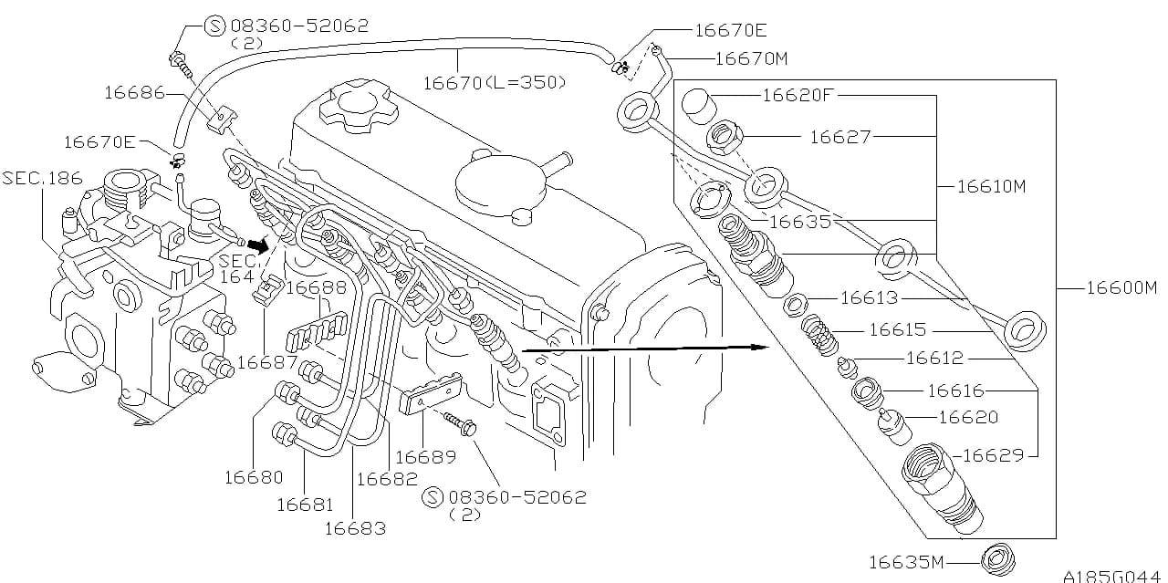 AVENIR (W10) — Engine › 185G 001