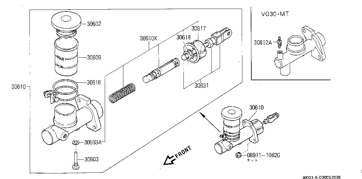 TERRANO (WD21) — Chassis › D3003 001