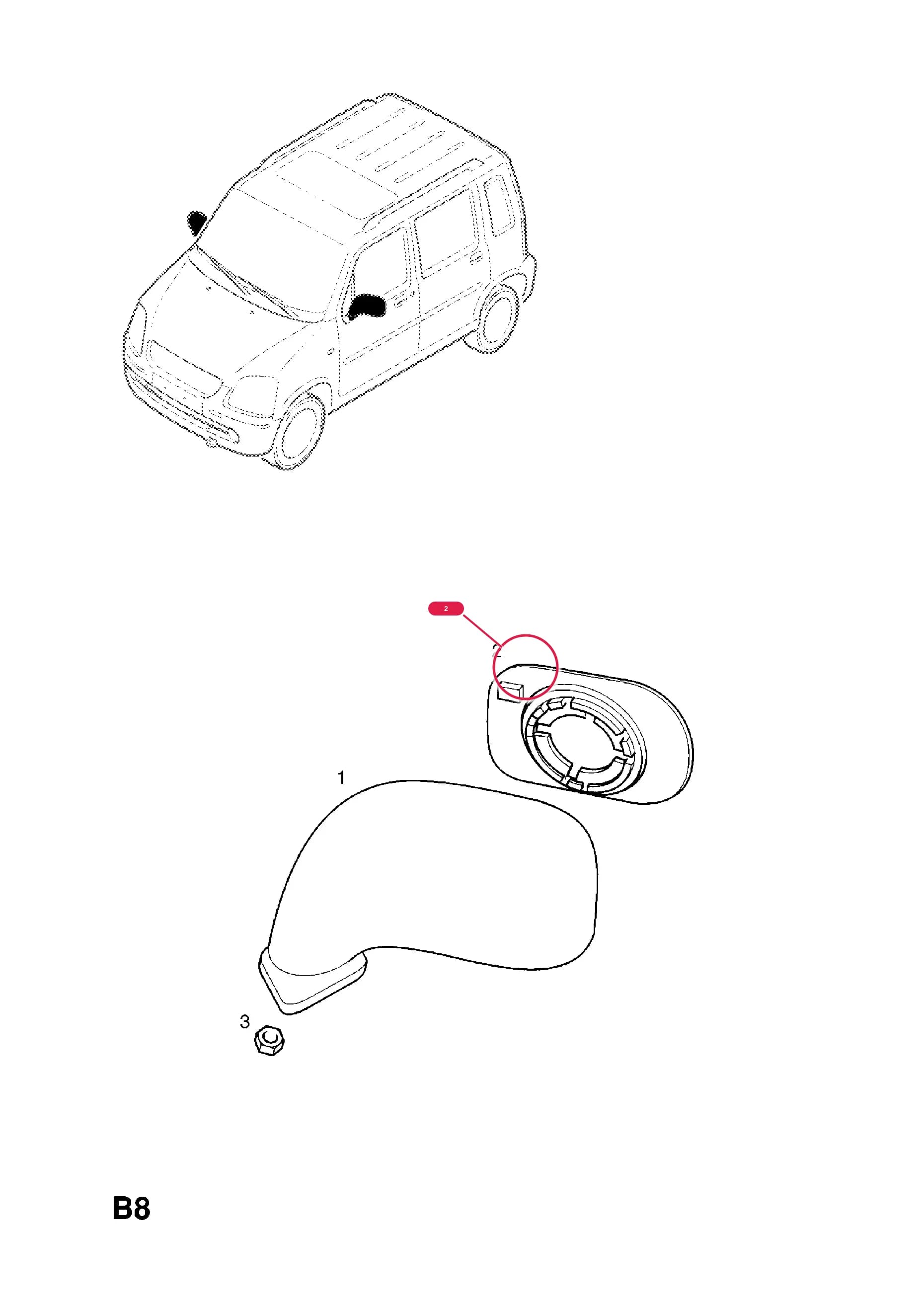 GLASS,MIRROR,REAR VIEW DOOR MIRROR,RH-LHD — Opel  AGILA-A ( 2000 -  2008) — B BODY EXTERIOR FITTINGS › 7 REAR VIEW DOOR MIRROR