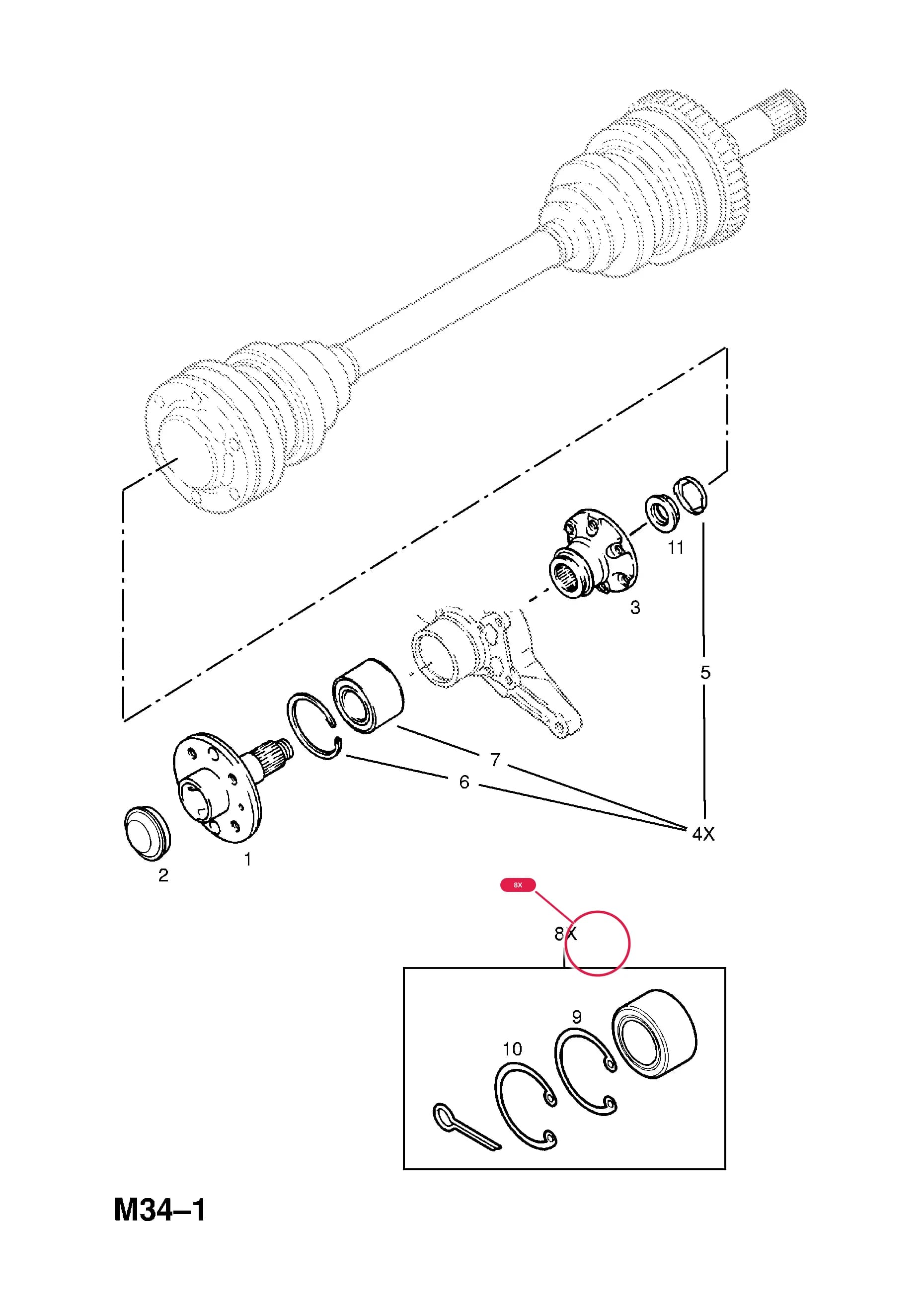 KIT,REPAIR,REAR WHEEL BEARINGS,39 X 74 X 39MM (NLS.- USE 90510542  16 03 196)Примечание:EXC.ARMOURED BODY — Opel  OMEGA-B ( 1994 -  2003) — M REAR AXLE AND SUSPENSION › 7 REAR AXLE CROSSMEMBER AND DRIVE SHAFT