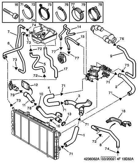 mechanical — cooling system › DURITE HOSE COOLING
