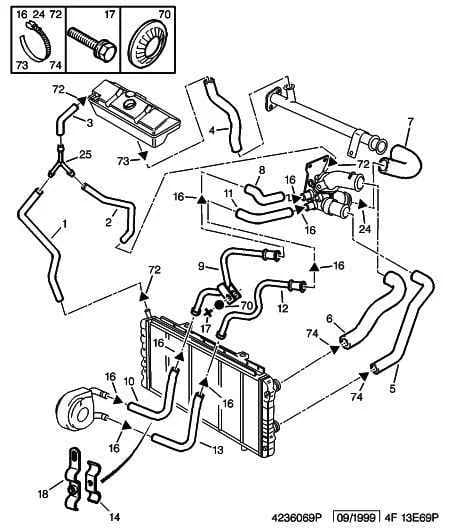 mechanical — cooling system › DURITE HOSE COOLING