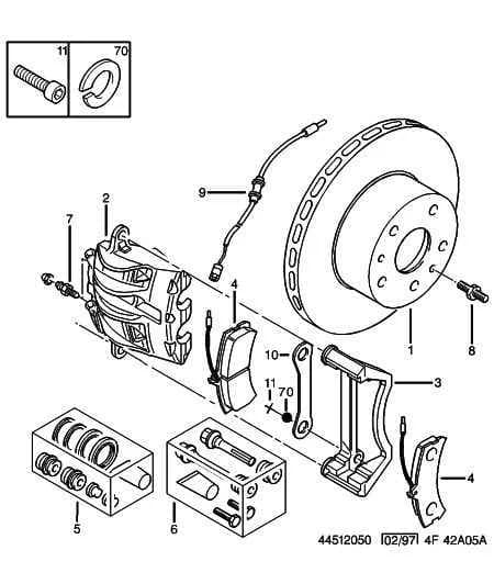 mechanical — front brakes › FRONT BRAKES DISC CALIPER FRICTION PAD