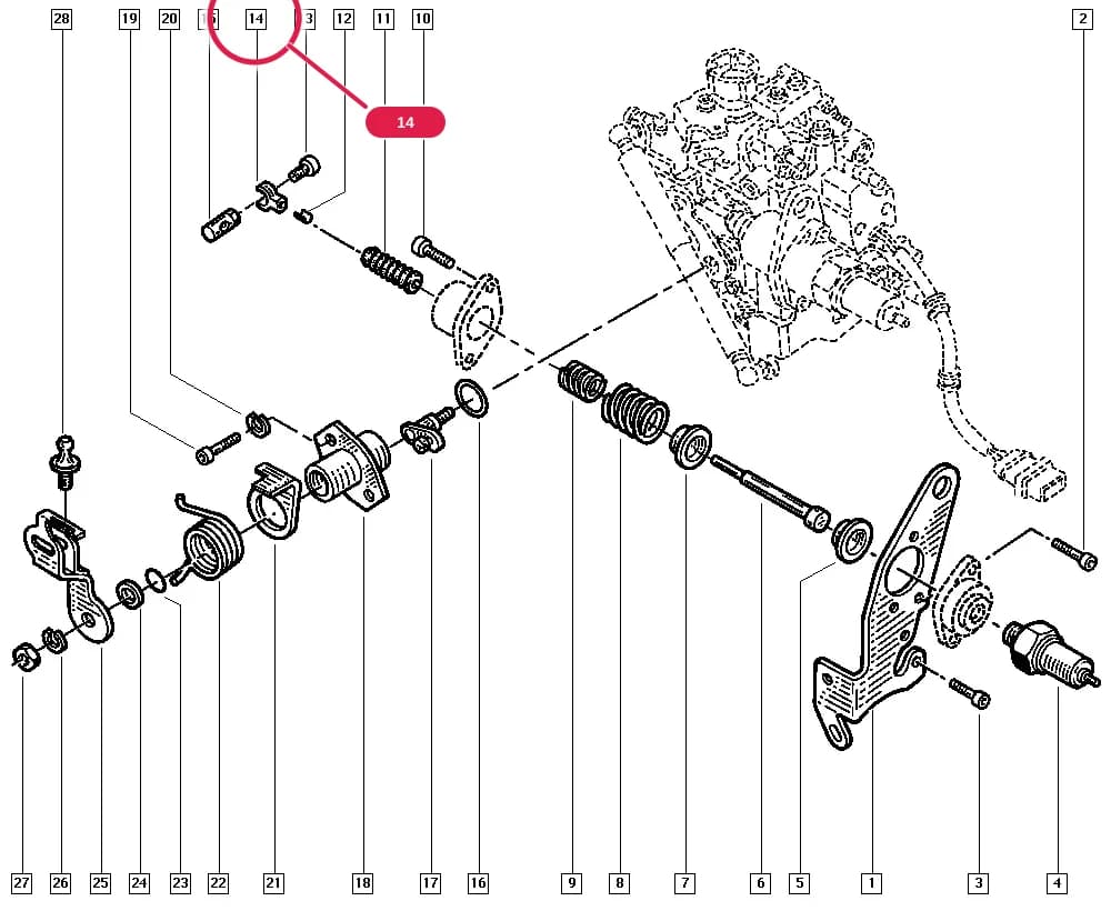ED8C — Manual › 13 Fuel supply / Injection pump