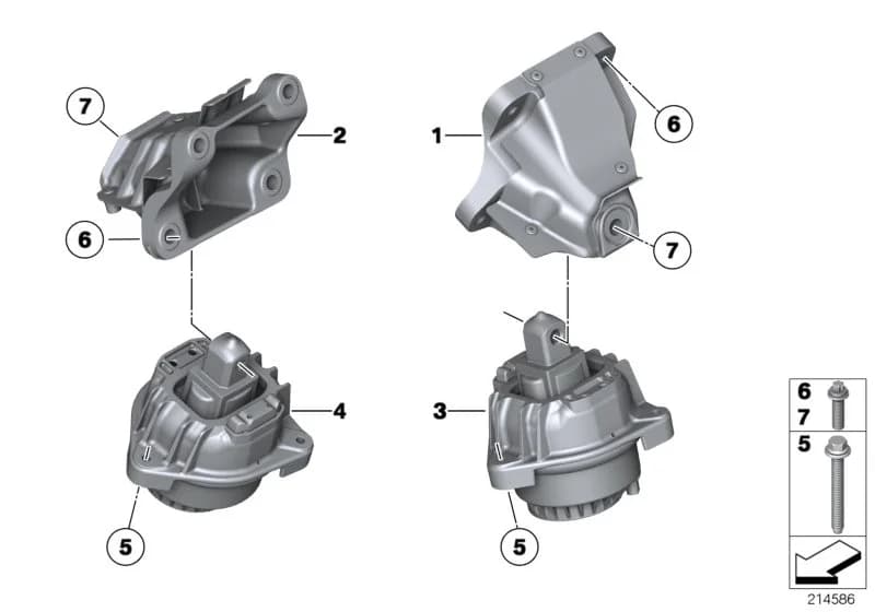 USA — 22 Engine and gearbox suspension › 22_0171 Engine Suspension