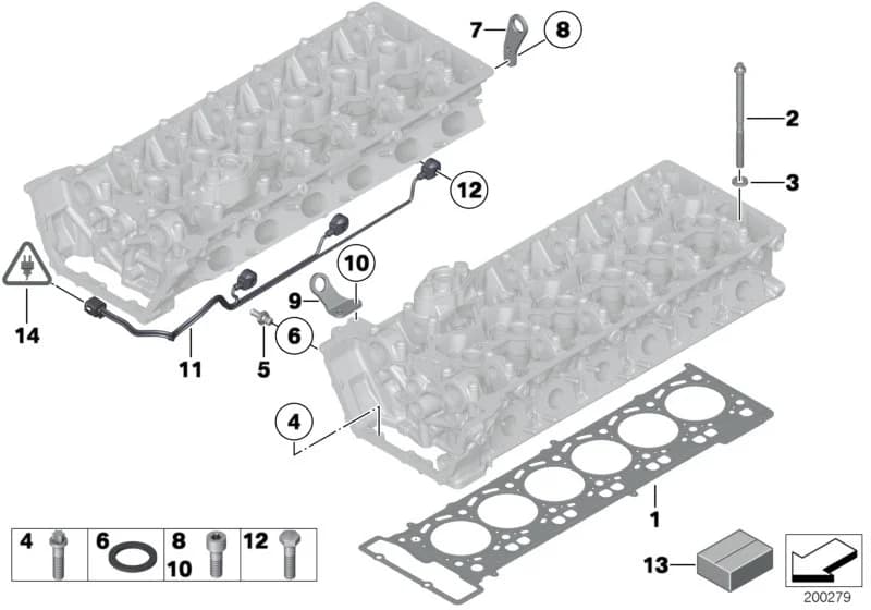 1,05MM (+0,3) — USA — 11 Engine › 11_4497 Cylinder head/Mounting parts