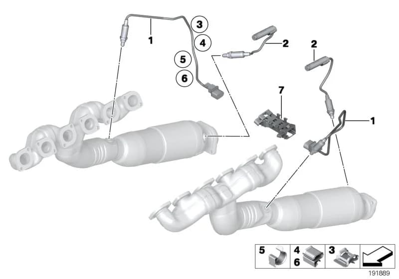 L= 325MM — ECE — 18 Exhaust system › 18_0831 Lambda Probe Fixings