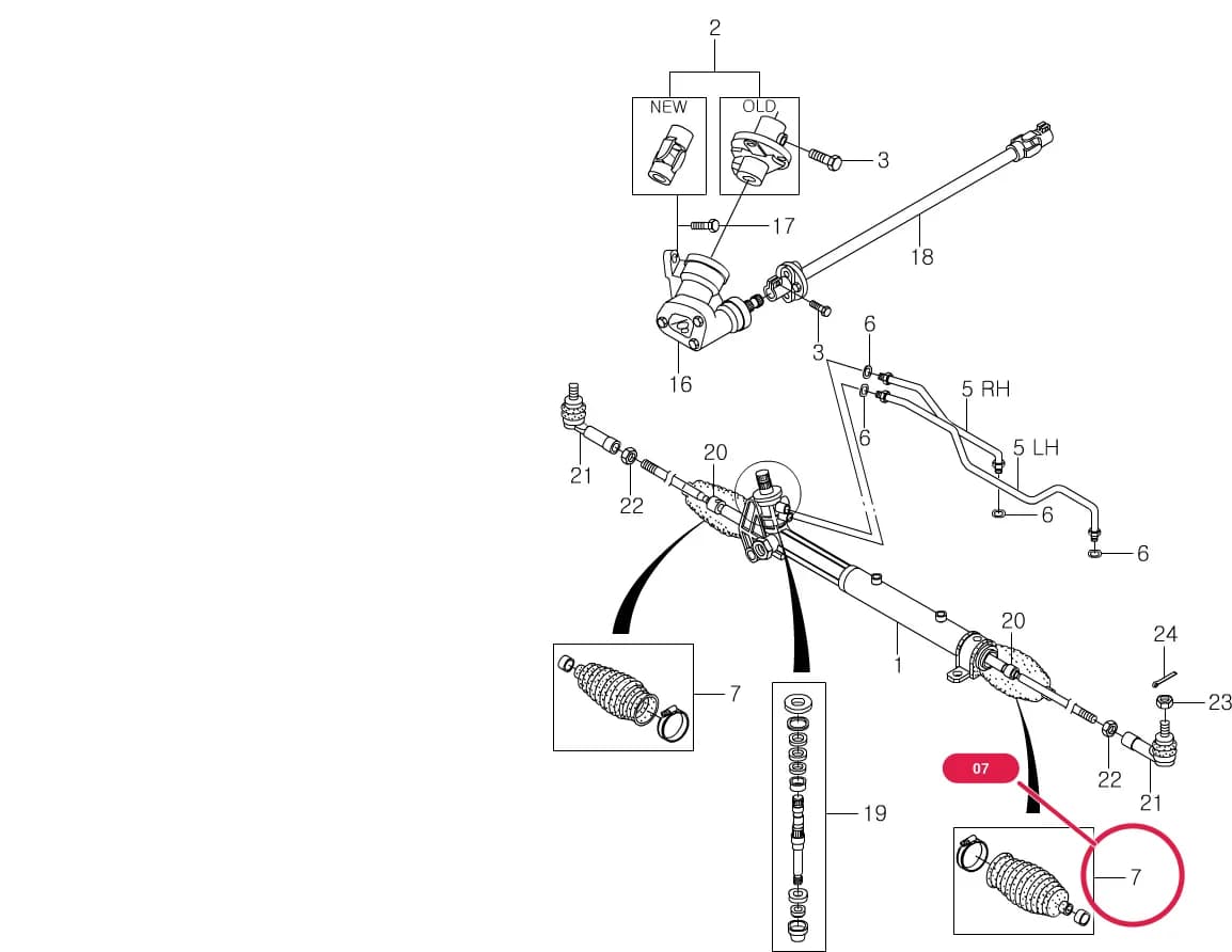 Istana — Chassis › 4630 STEERING GEAR PARTS
