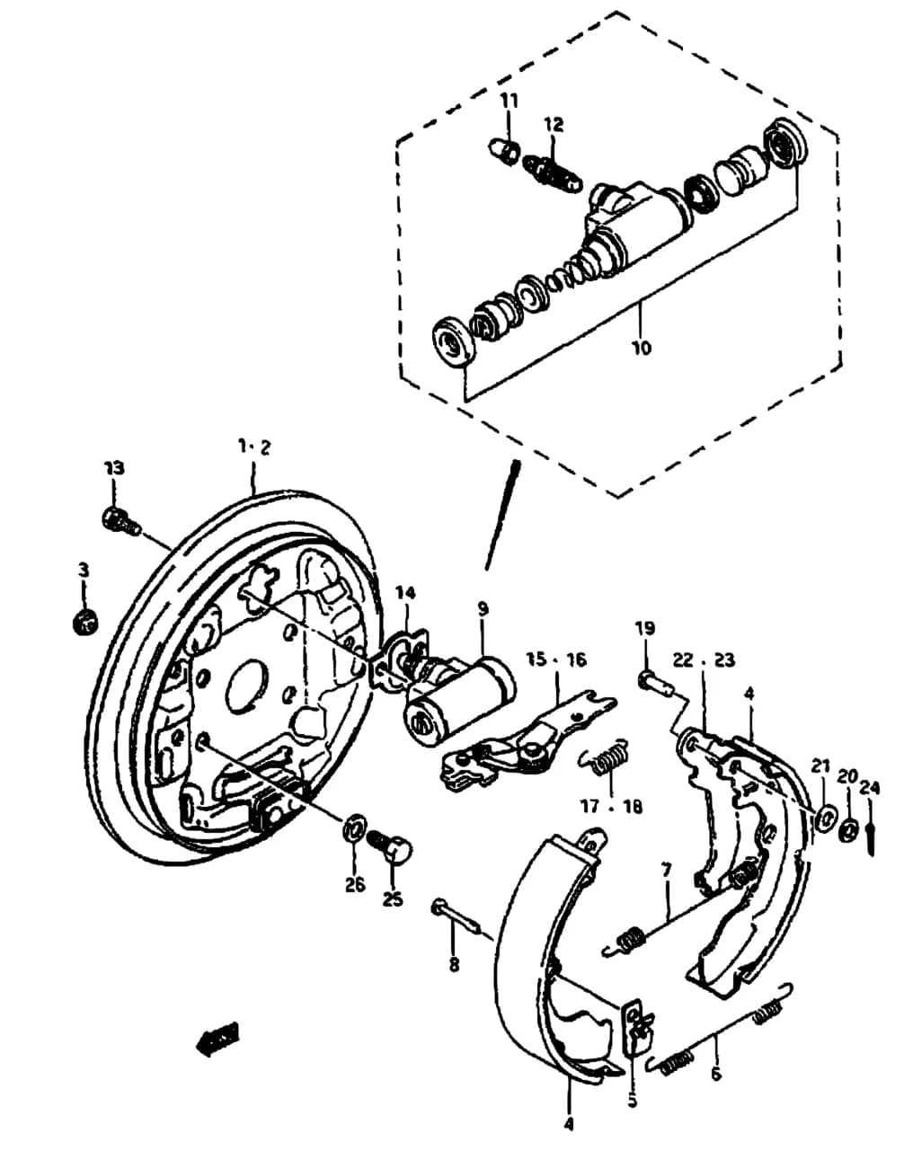 SB308-2 (E24) — Brake › 71 - REAR BRAKE