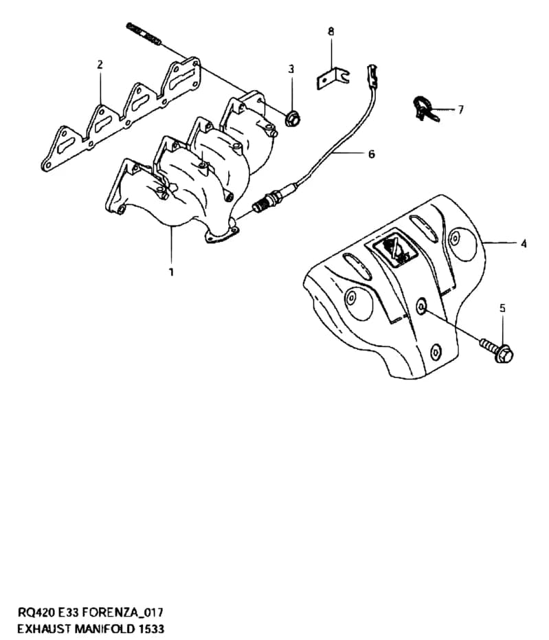 RQ420 (MY 2005) — Exhaust › 17 - EXHAUST MANIFOLD