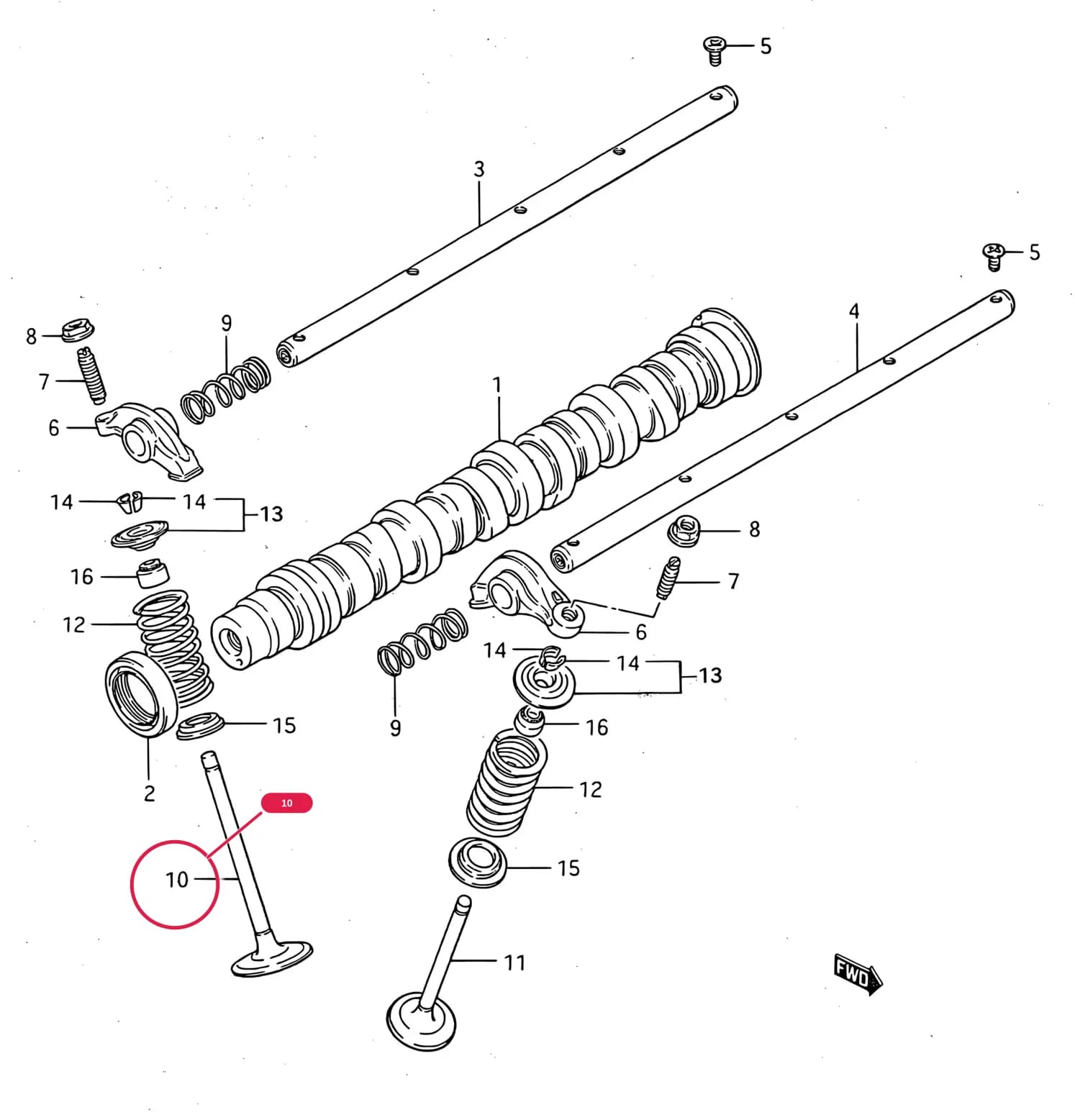 SF413 (E01) — Engine › 17 - CAM SHAFT (OHC)