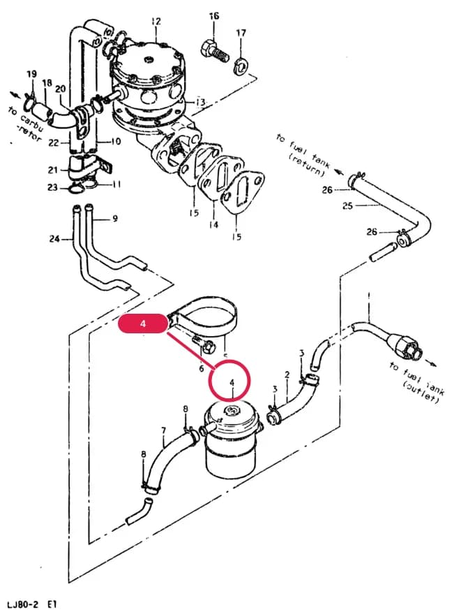 K&P,O&Q,V:FROM 15410-63401 — LJ80-2/LJ80Q-2/LJ80V-2 — Fuel › 14 - FUEL PUMP