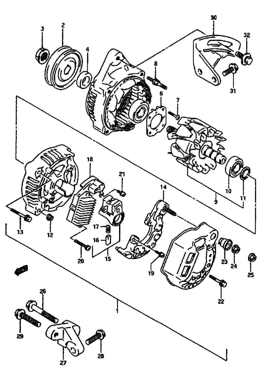 SD306 — Engine › 61 - GENERATOR