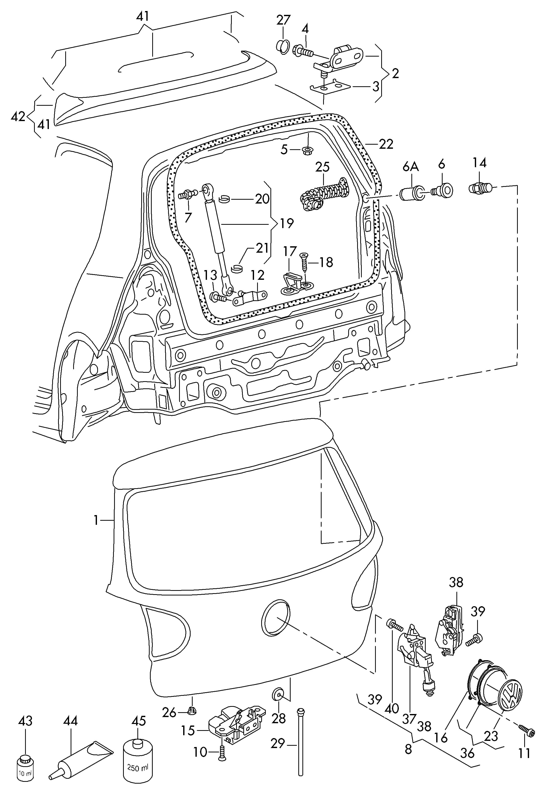 2013 (Golf 1K-D-000 001 >>) — Body › 82710