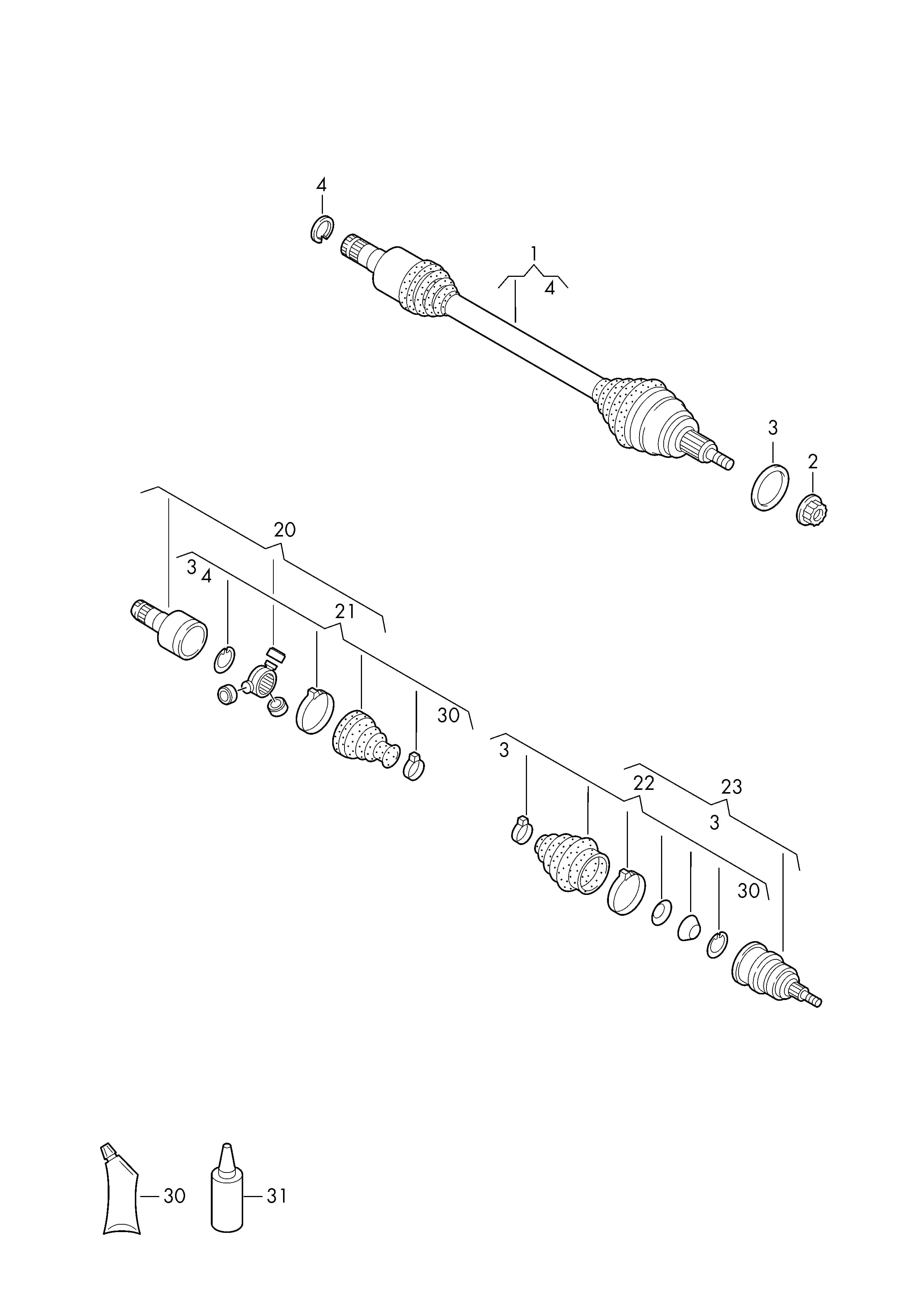 2019 (e-up!) — Front axle, steering › 40720