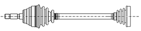 Albero motore/Semiasse — METELLI 17-0216