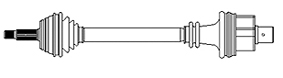 Albero motore/Semiasse — METELLI 17-0300