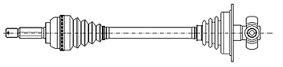 Albero motore/Semiasse — METELLI 17-0315