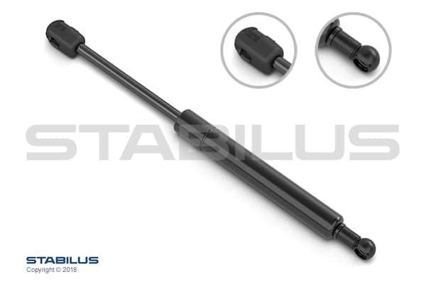 Molla a gas, cofano bagagli/vano carico — STABILUS 9991IR