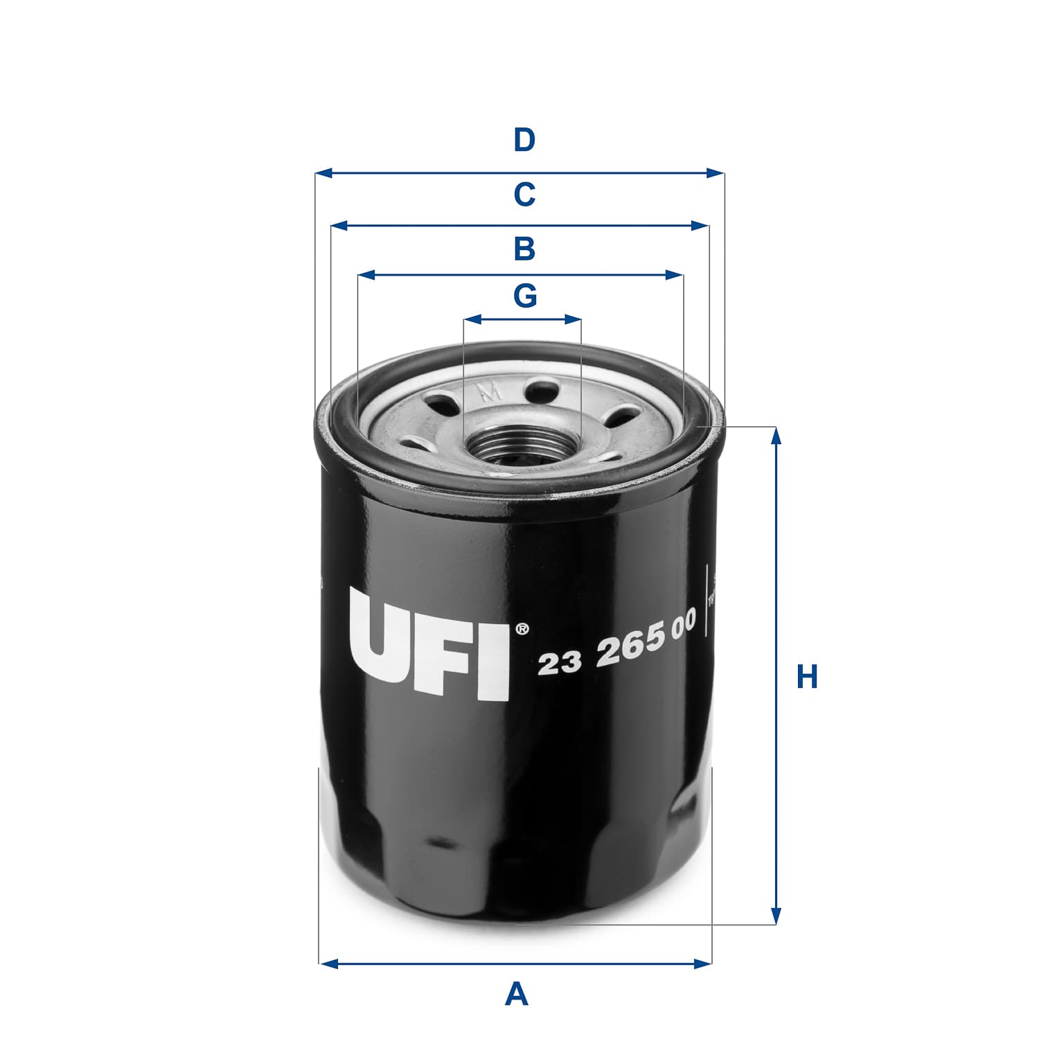 Filtro olio — UFI 23.265.00