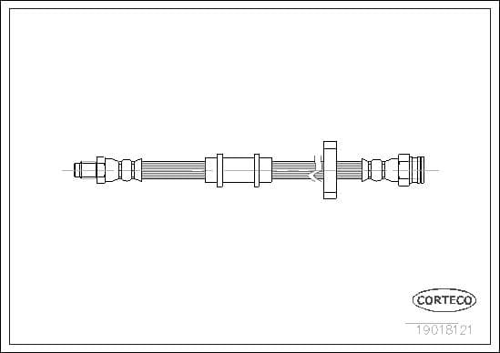 Tubo flessibile freno — CORTECO 19018121