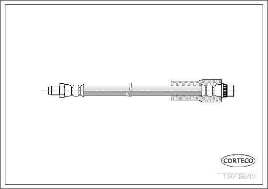 Tubo flessibile freno — CORTECO 19018682