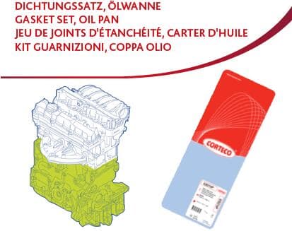 Kit guarnizioni, Monoblocco — CORTECO 427033P