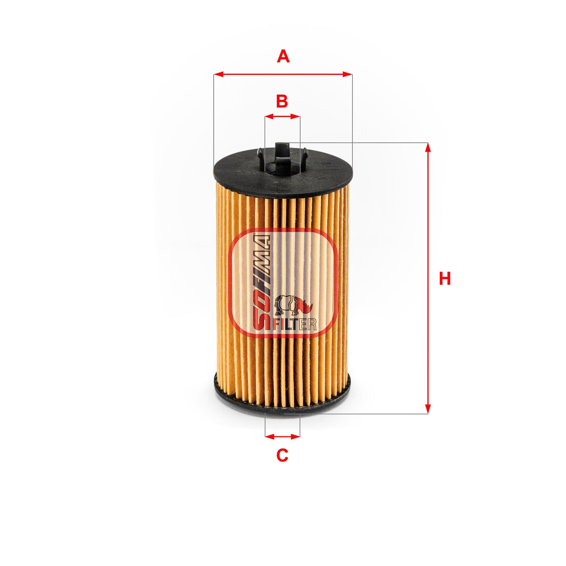 Filtro olio — SOFIMA S 5225 PE