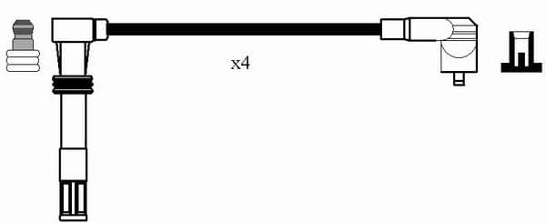 Kit cavi accensione — NGK 0501