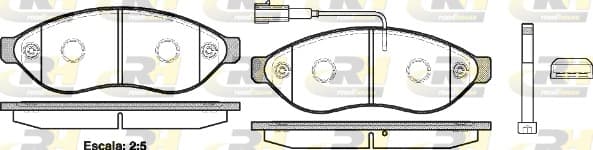 Brake pad set image