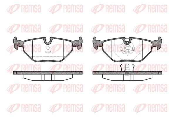 Pastiglie freno — REMSA 0265.00