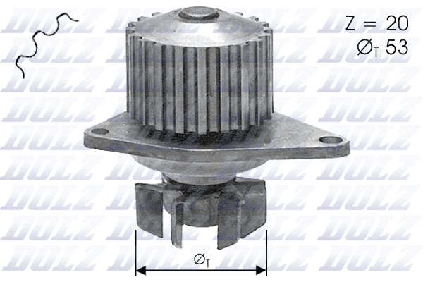 Pompa acqua — DOLZ C110