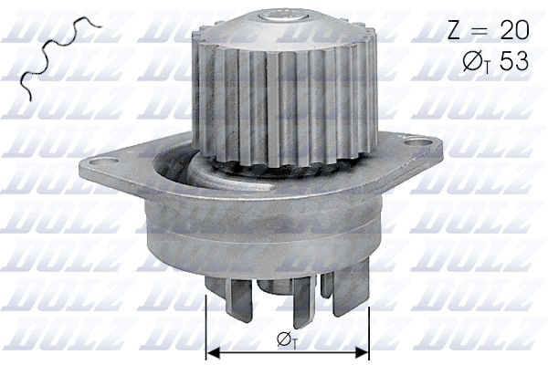 Pompa acqua — DOLZ C111