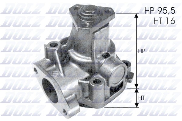 Pompa acqua — DOLZ L155