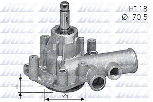 DOLZ M140 Pompa acqua
