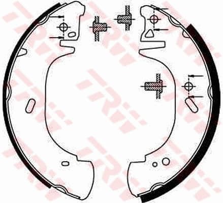 Ganasce freno — TRW GS8630