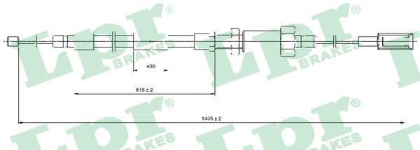 Cavo freno a mano — LPR C0131B