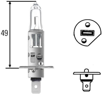 HELLA 8GH 002 089-501 Lampadina