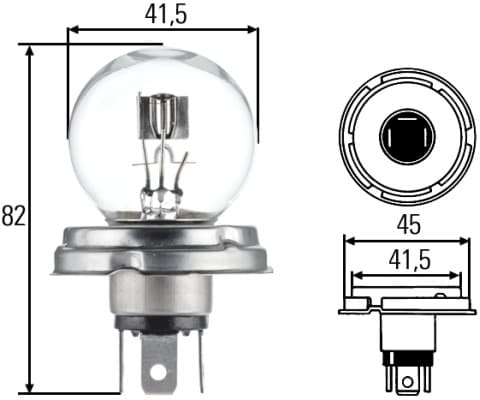 HELLA 8GD 002 088-071 Headlight bulb