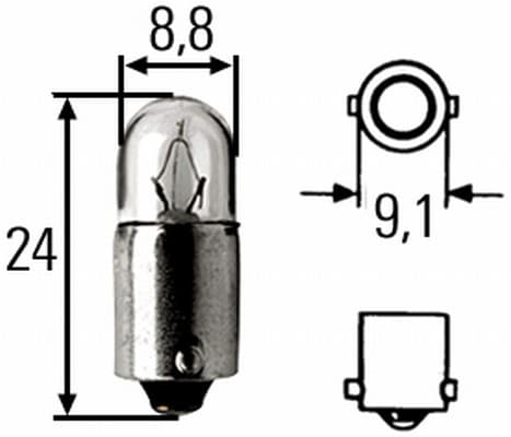 Lampadina, Luce abitacolo — HELLA 8GP 002 068-241