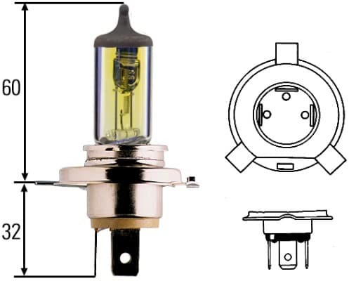 Lampadina, Faro principale — HELLA 8GJ 002 525-341