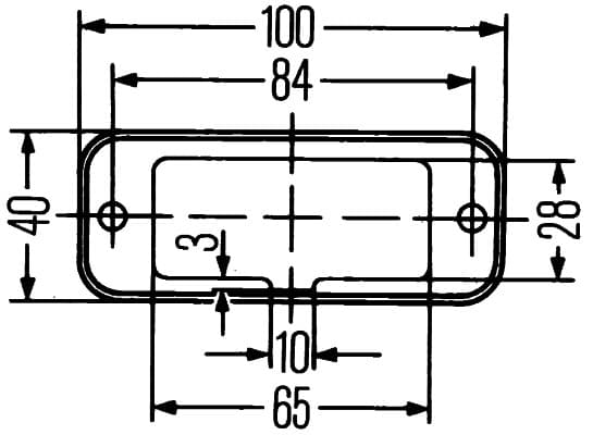 Luce di posizione — HELLA 2PF 009 514-001