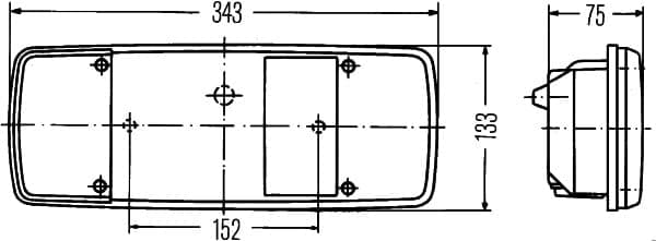 Luce posteriore — HELLA 2SK 003 567-321