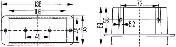 HELLA 2NE 006 609-197 Retronebbia
